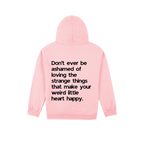 Light Pink back flat lay