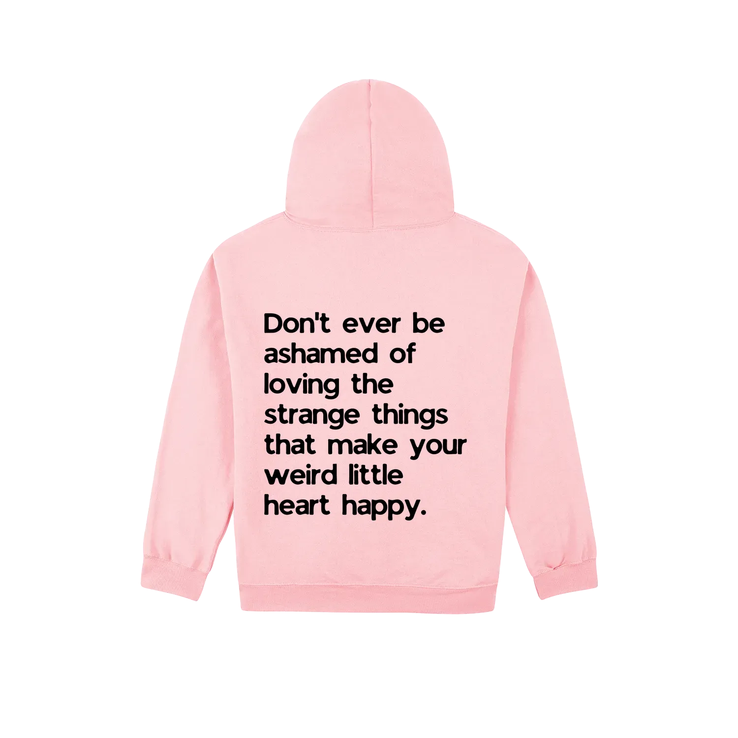Light Pink back flat lay