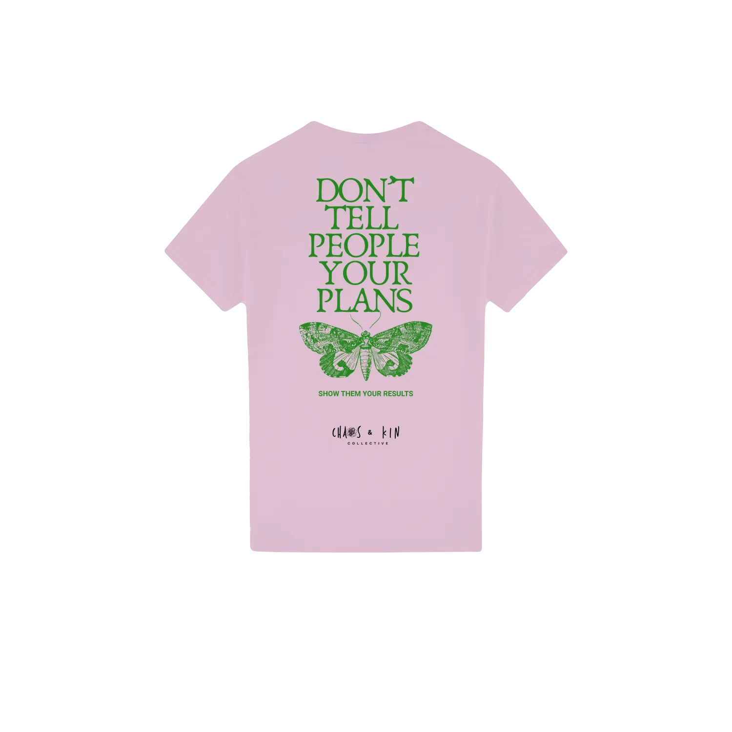 Light Pink back flat lay