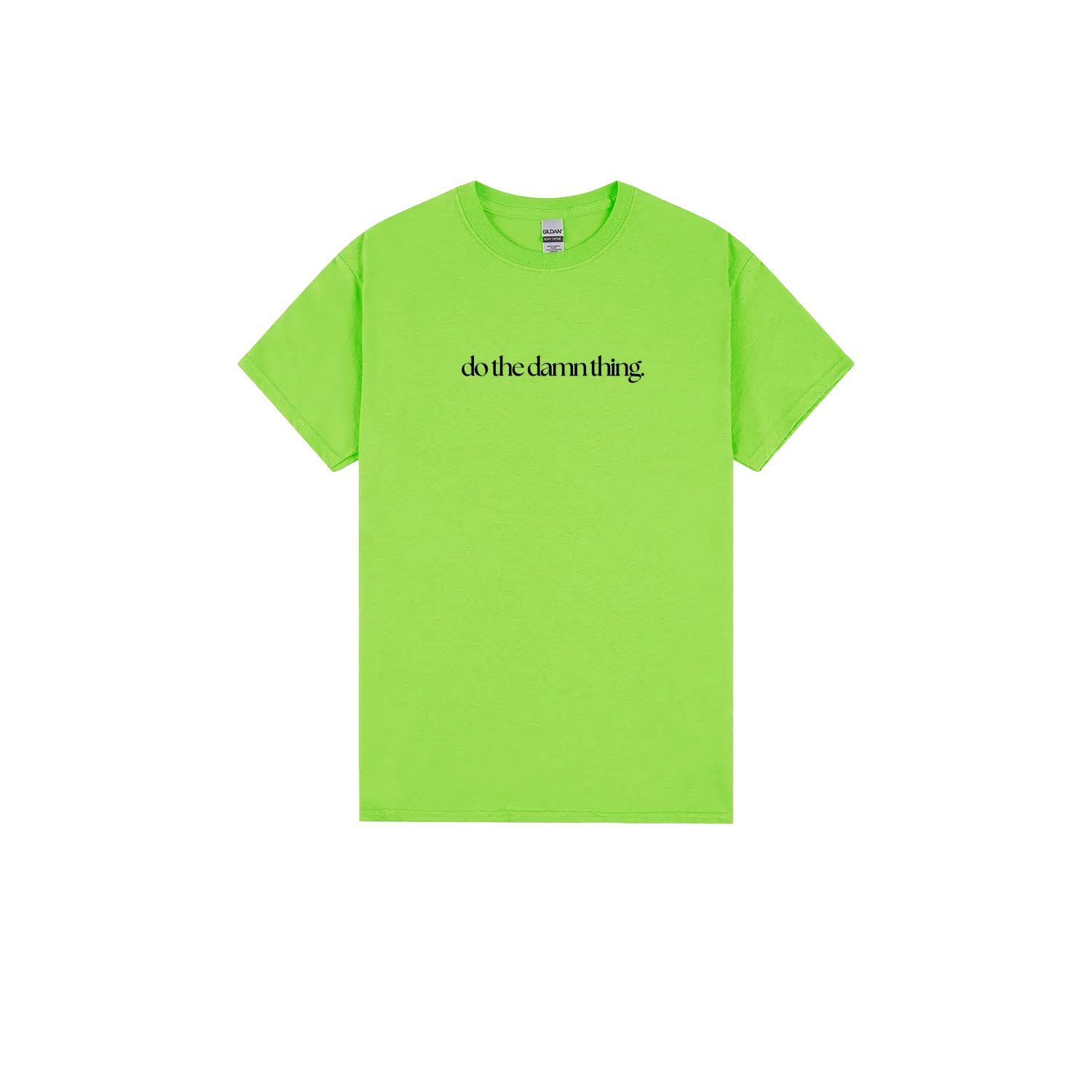 Lime front flat lay