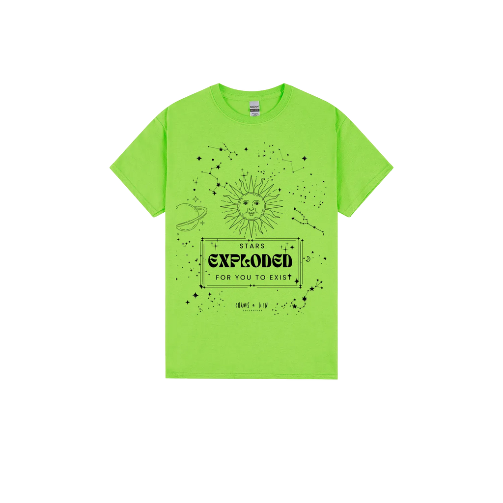 Lime front flat lay