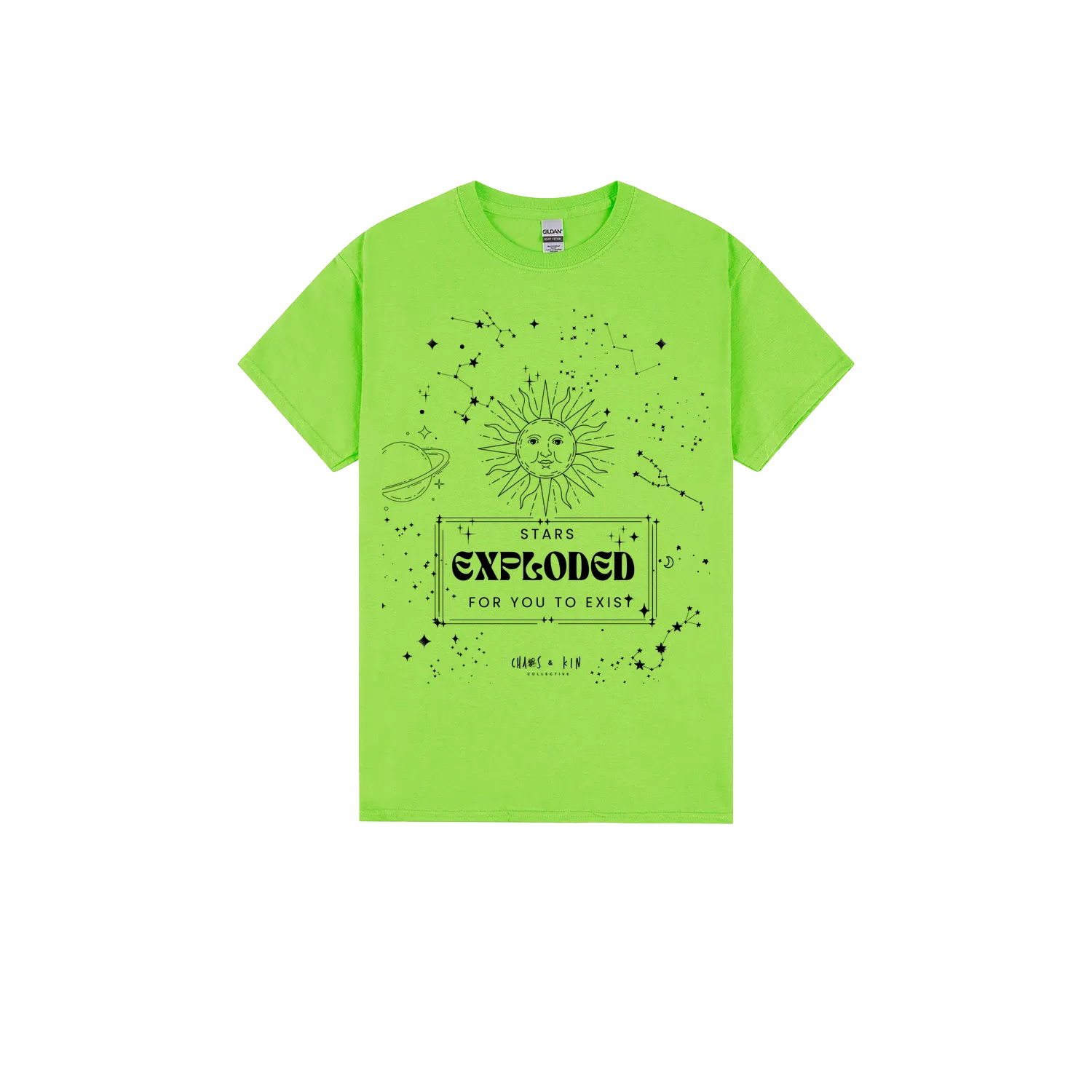 Lime front flat lay