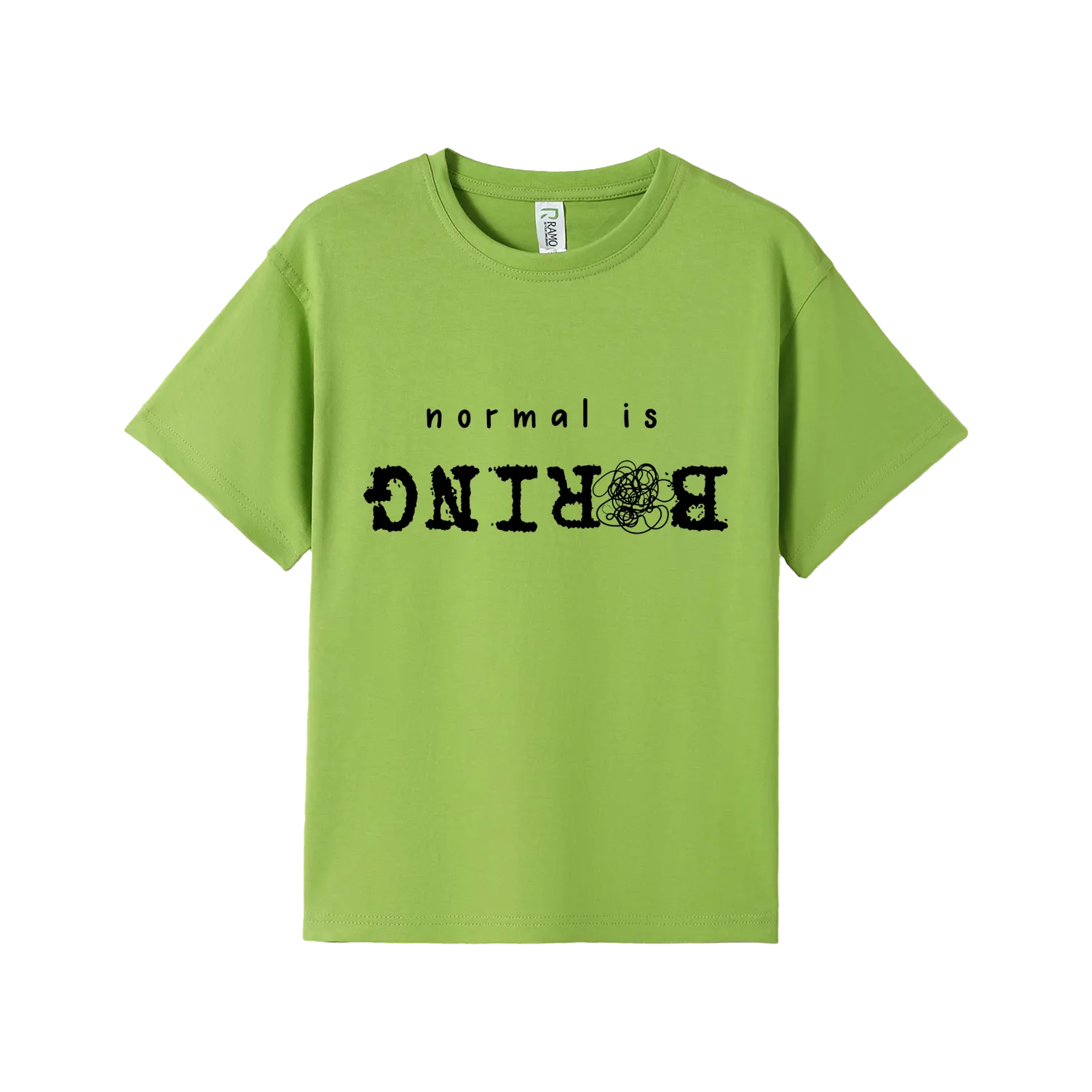 Lime front flat lay