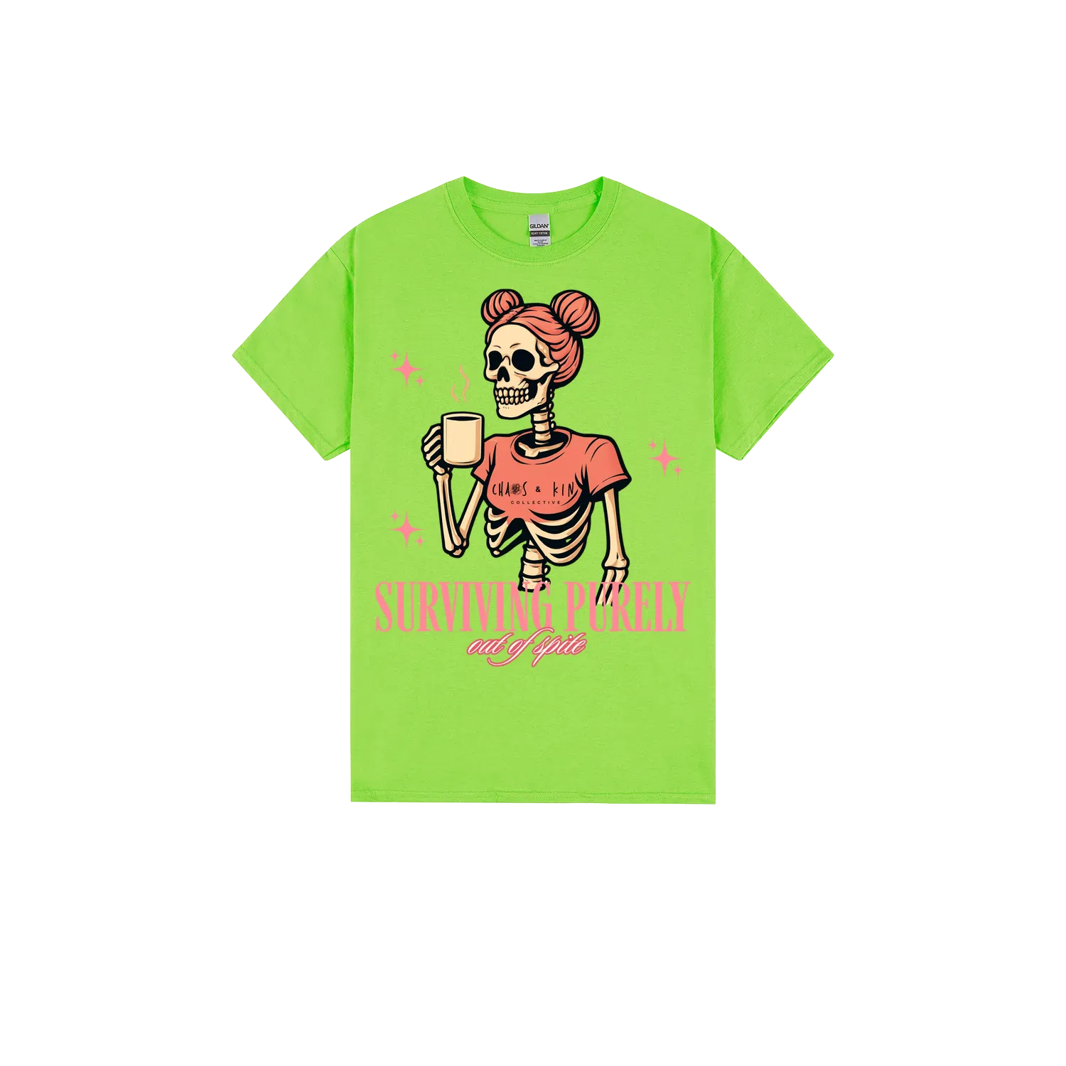 Lime front flat lay