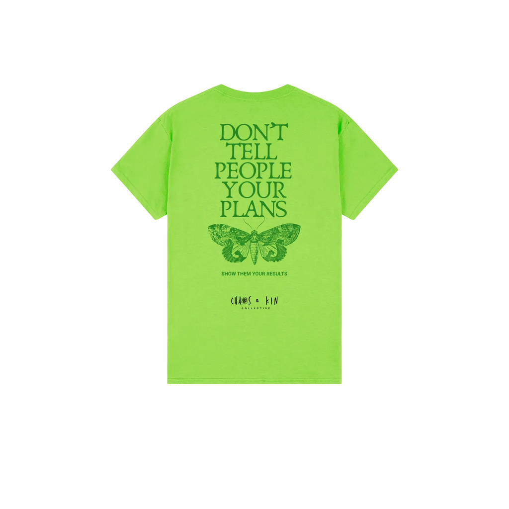 Lime back flat lay