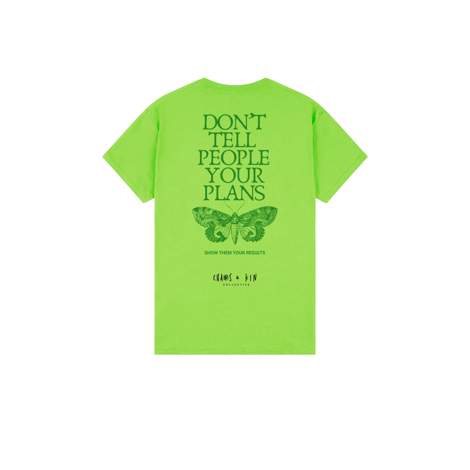 Lime back flat lay