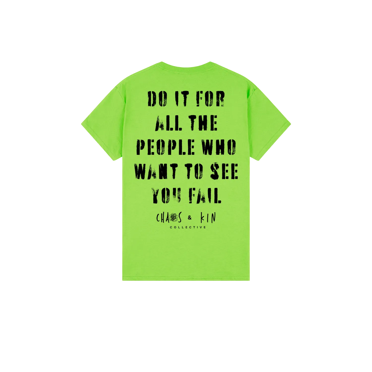 Lime back flat lay
