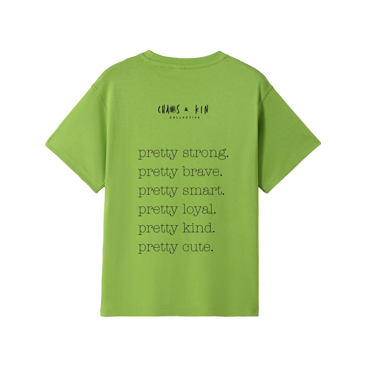 Lime back flat lay