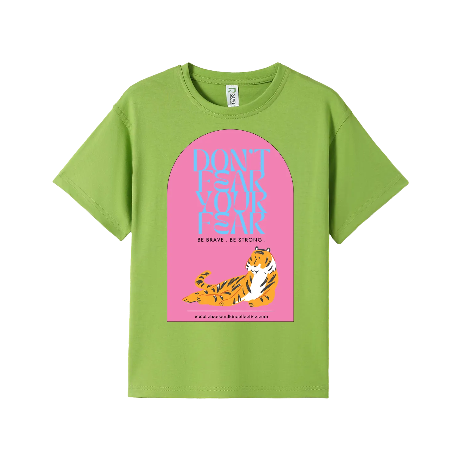 Lime front flat lay