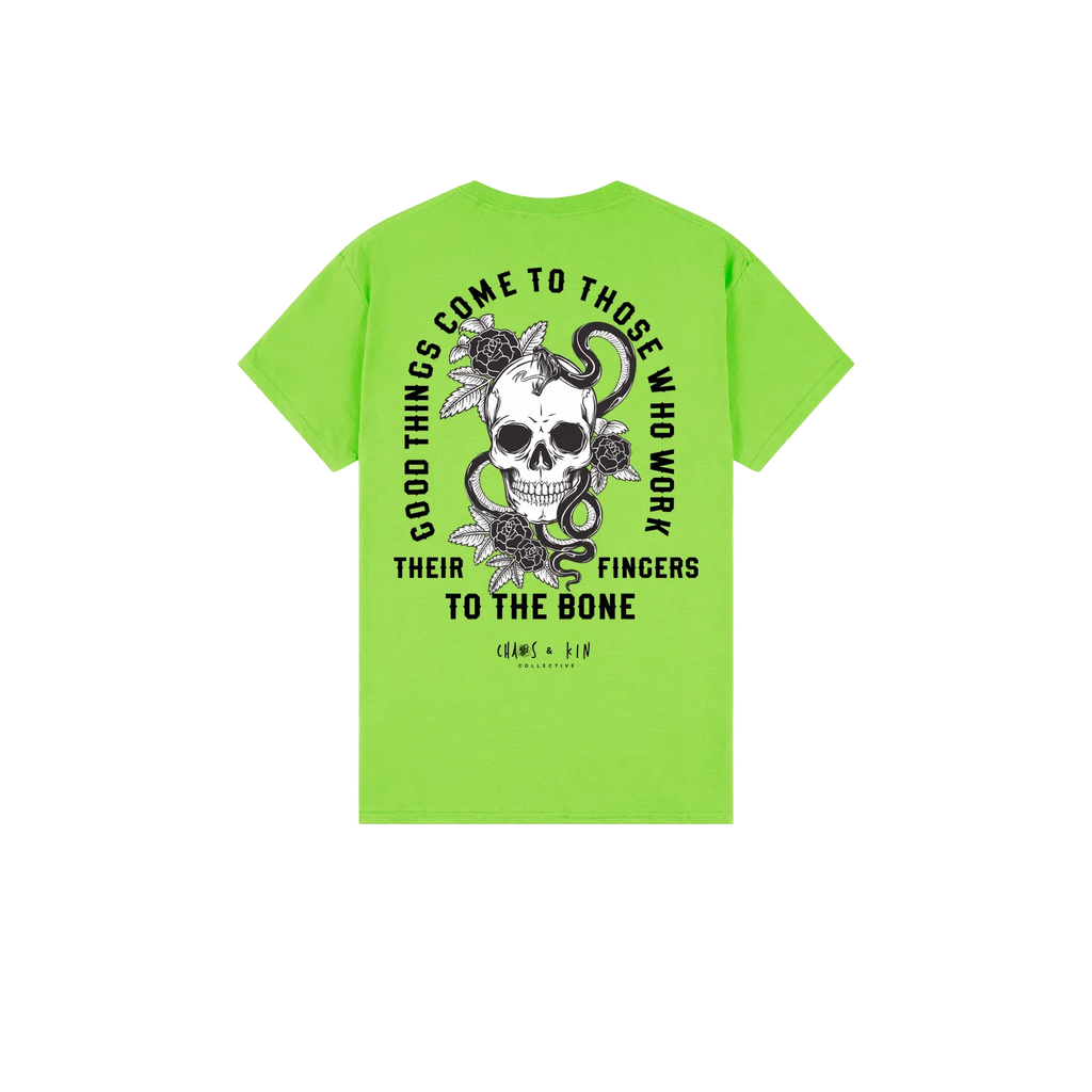 Lime back flat lay