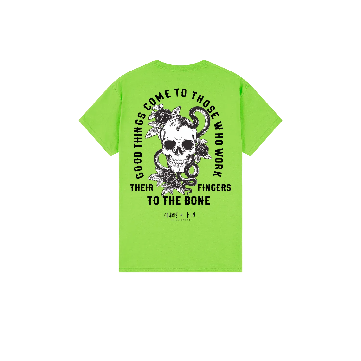 Lime back flat lay
