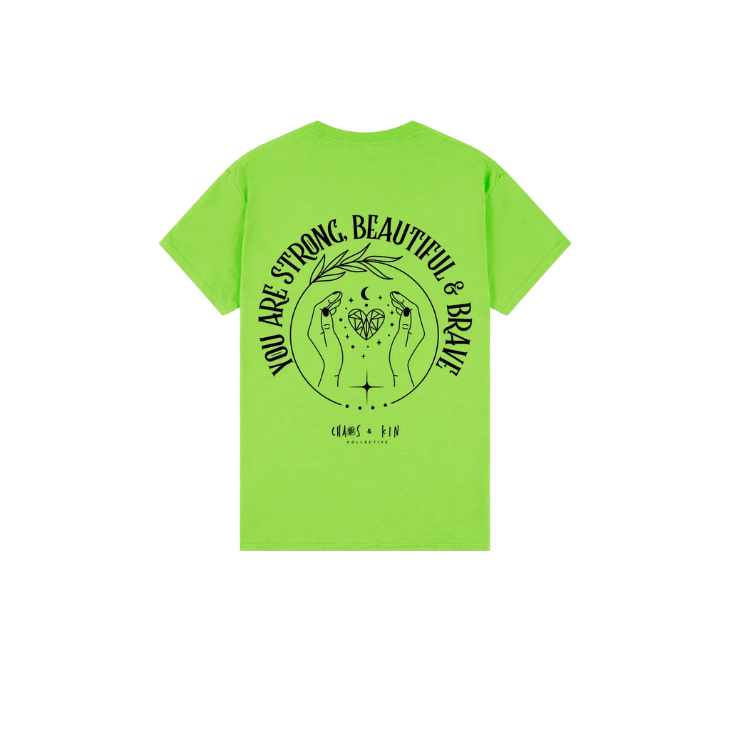 Lime back flat lay