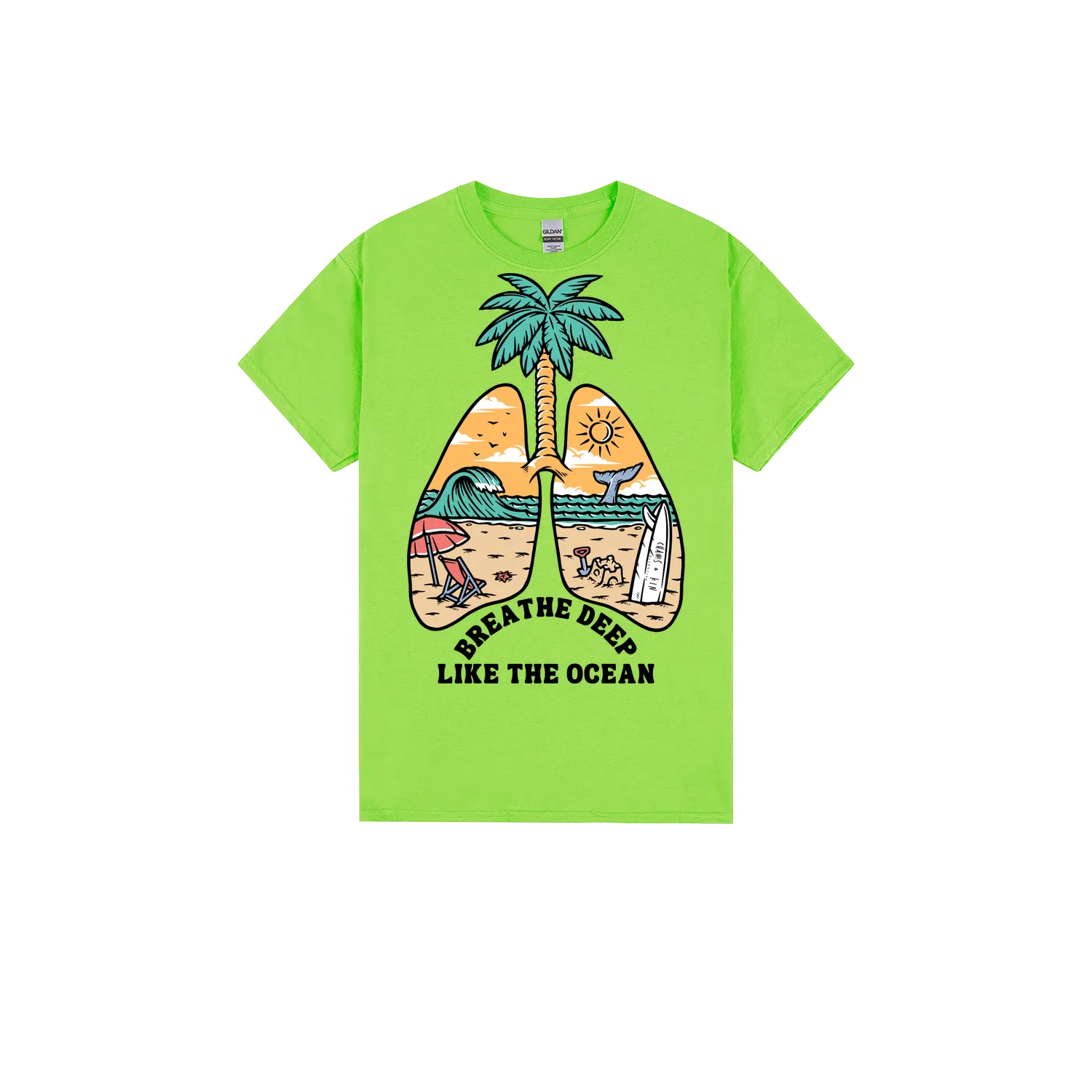 Lime front flat lay