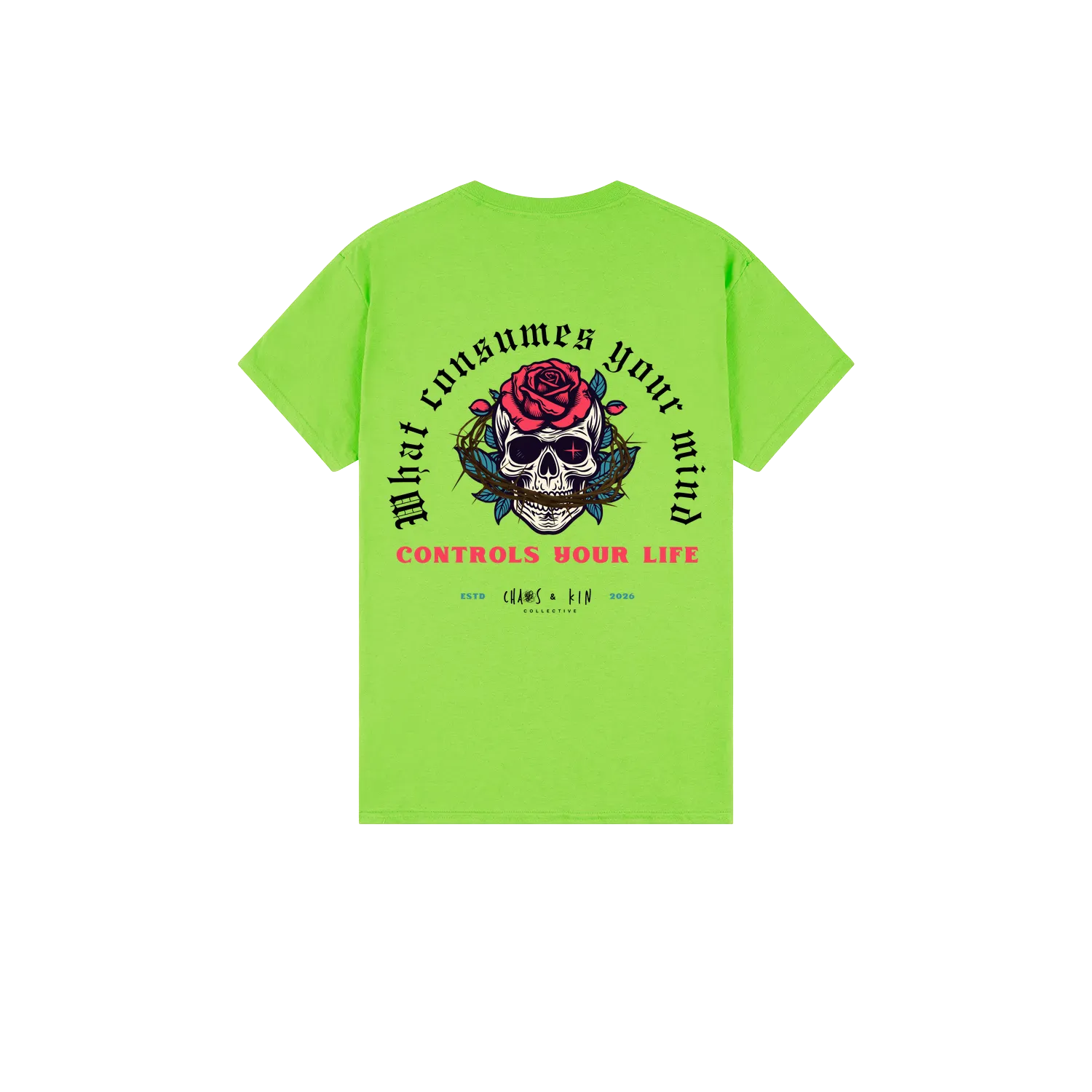 Lime back flat lay