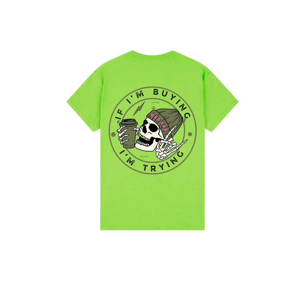 Lime back flat lay