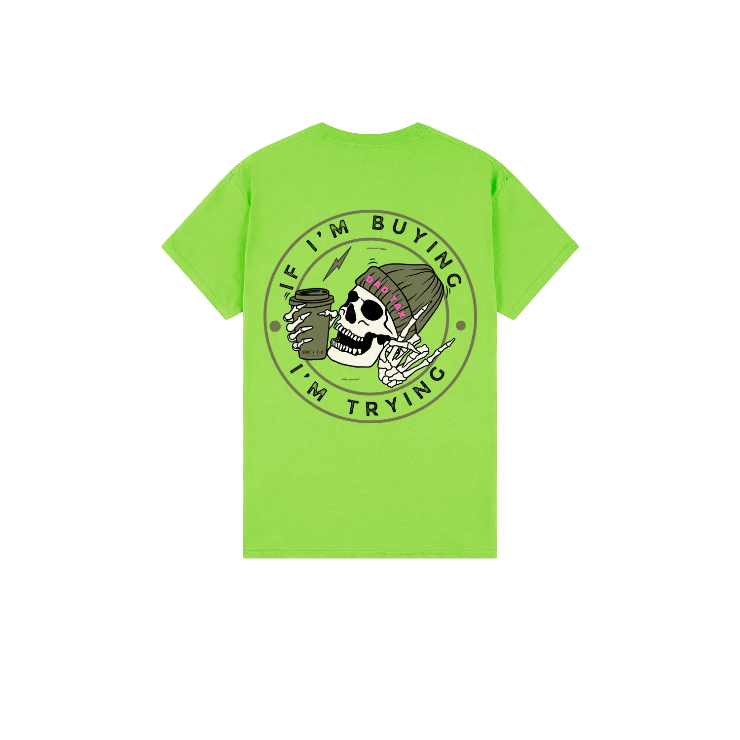 Lime back flat lay