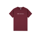 Maroon front flat lay