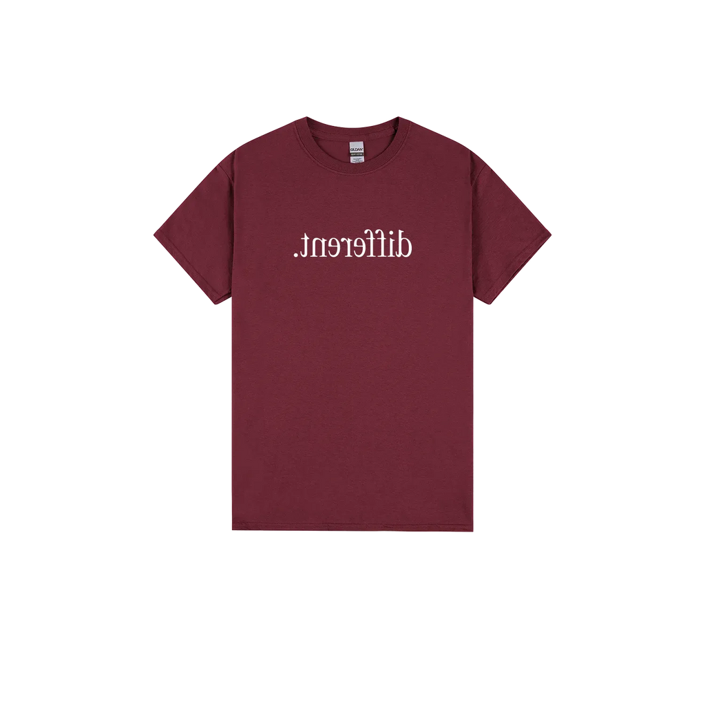 Maroon front flat lay