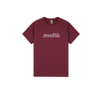 Maroon front flat lay