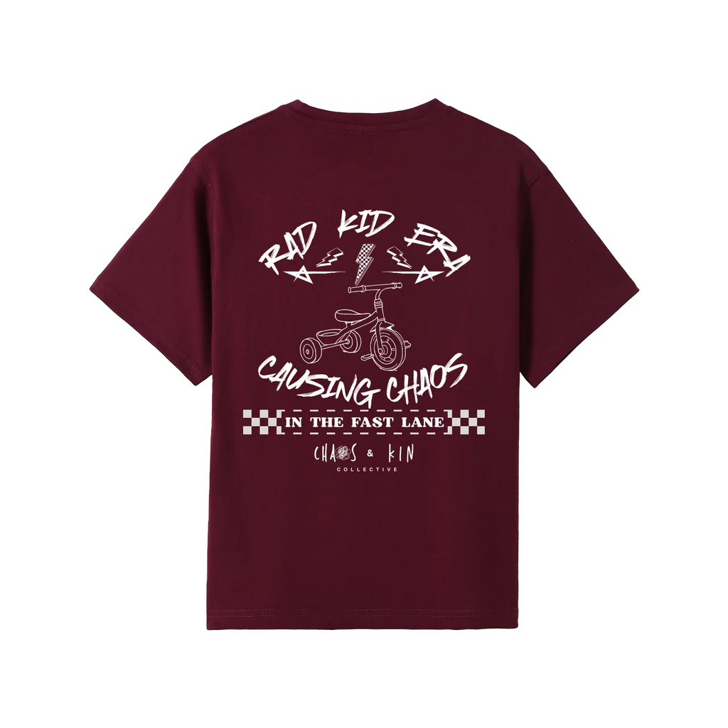Maroon back flat lay