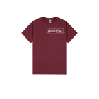 Maroon front flat lay