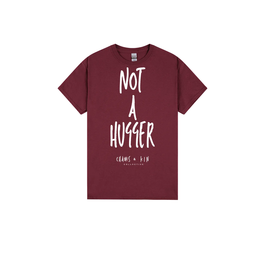 Maroon front flat lay
