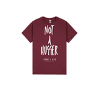 Maroon front flat lay