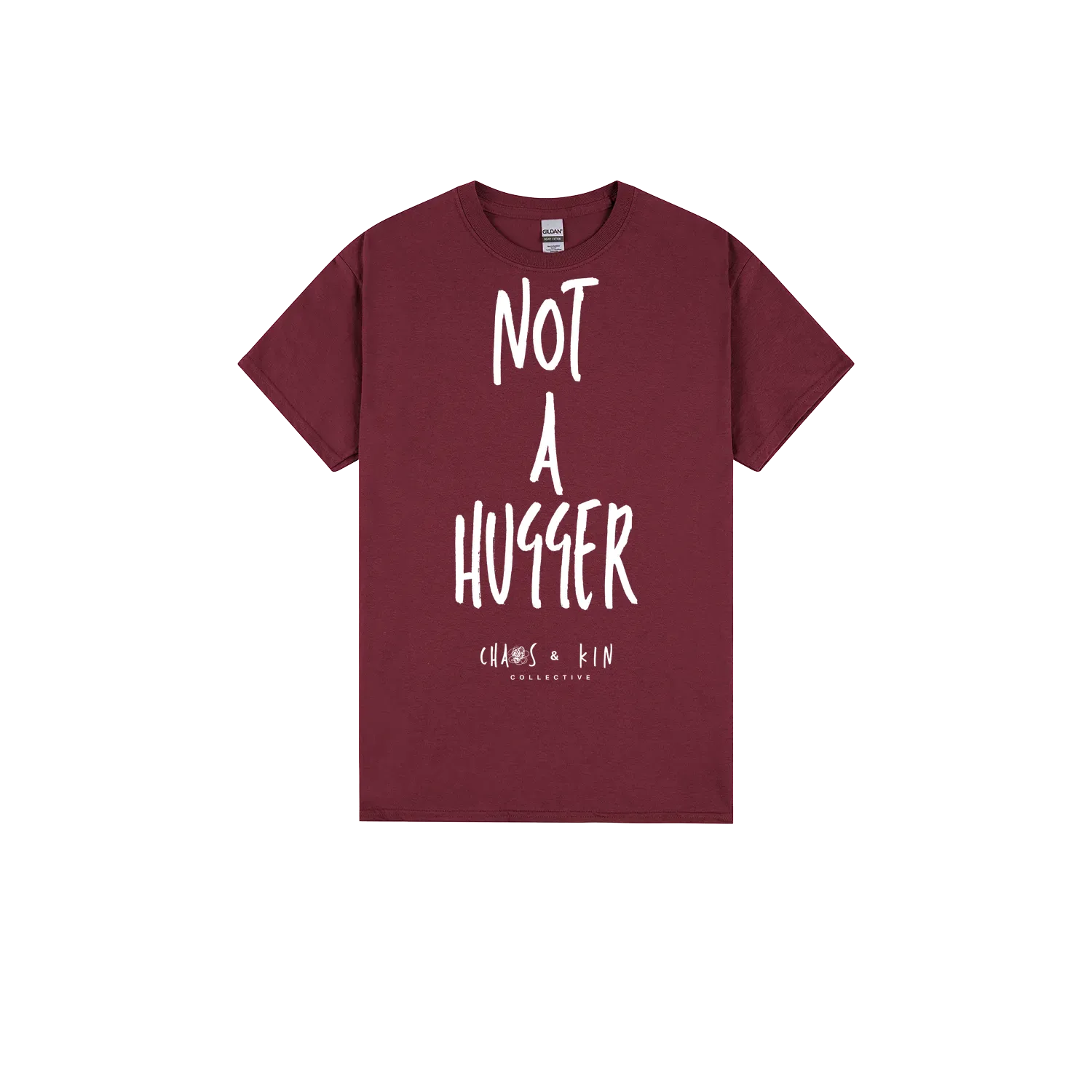 Maroon front flat lay