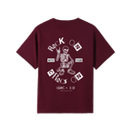 Maroon back flat lay