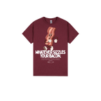 Maroon front flat lay