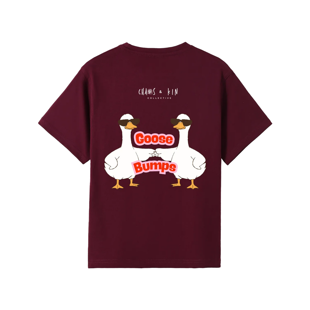 Maroon back flat lay