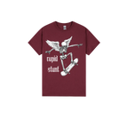 Maroon front flat lay