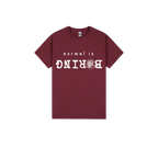 Maroon front flat lay
