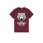 Maroon front flat lay