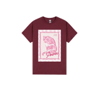 Maroon front flat lay