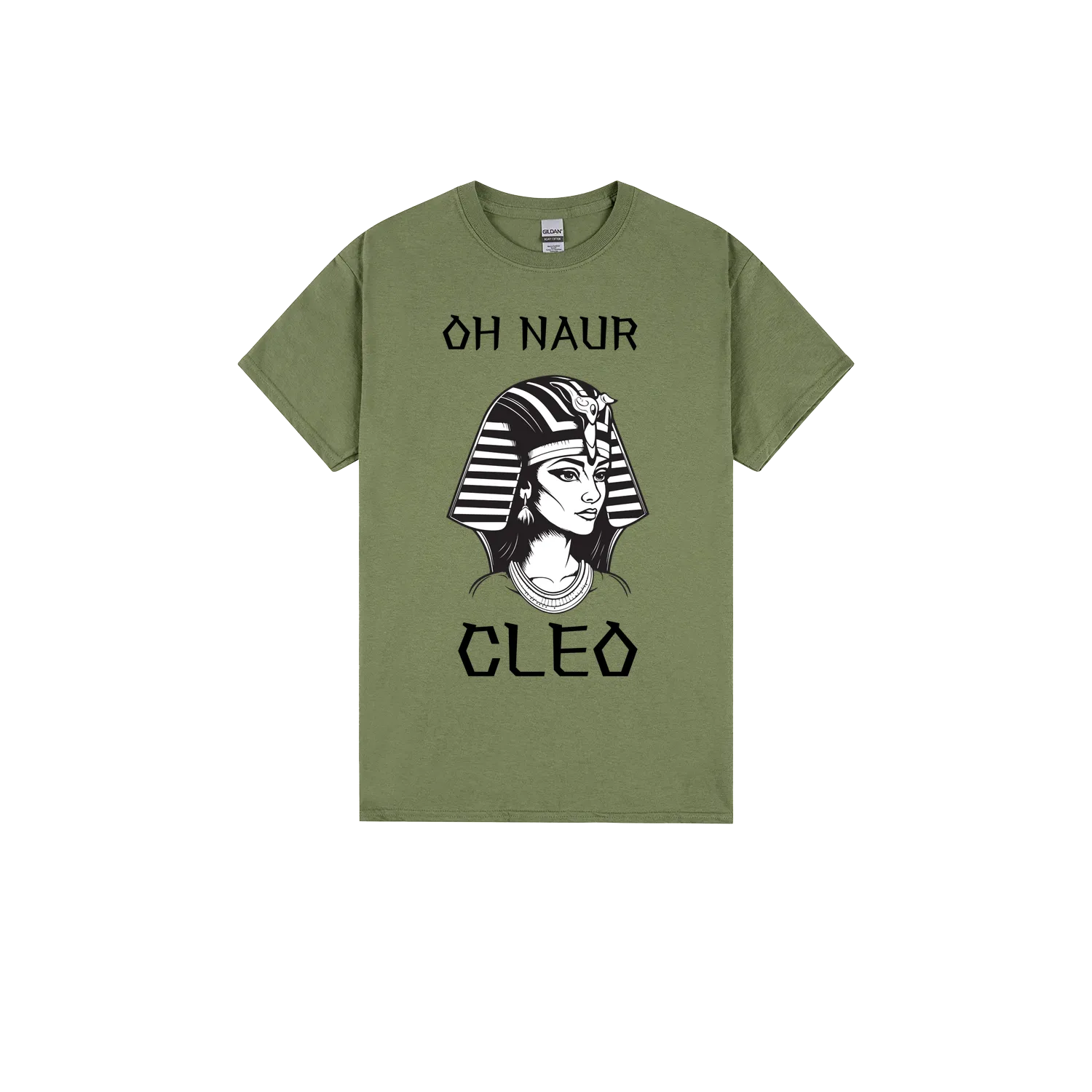 Military Green front flat lay