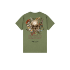 Military Green back flat lay