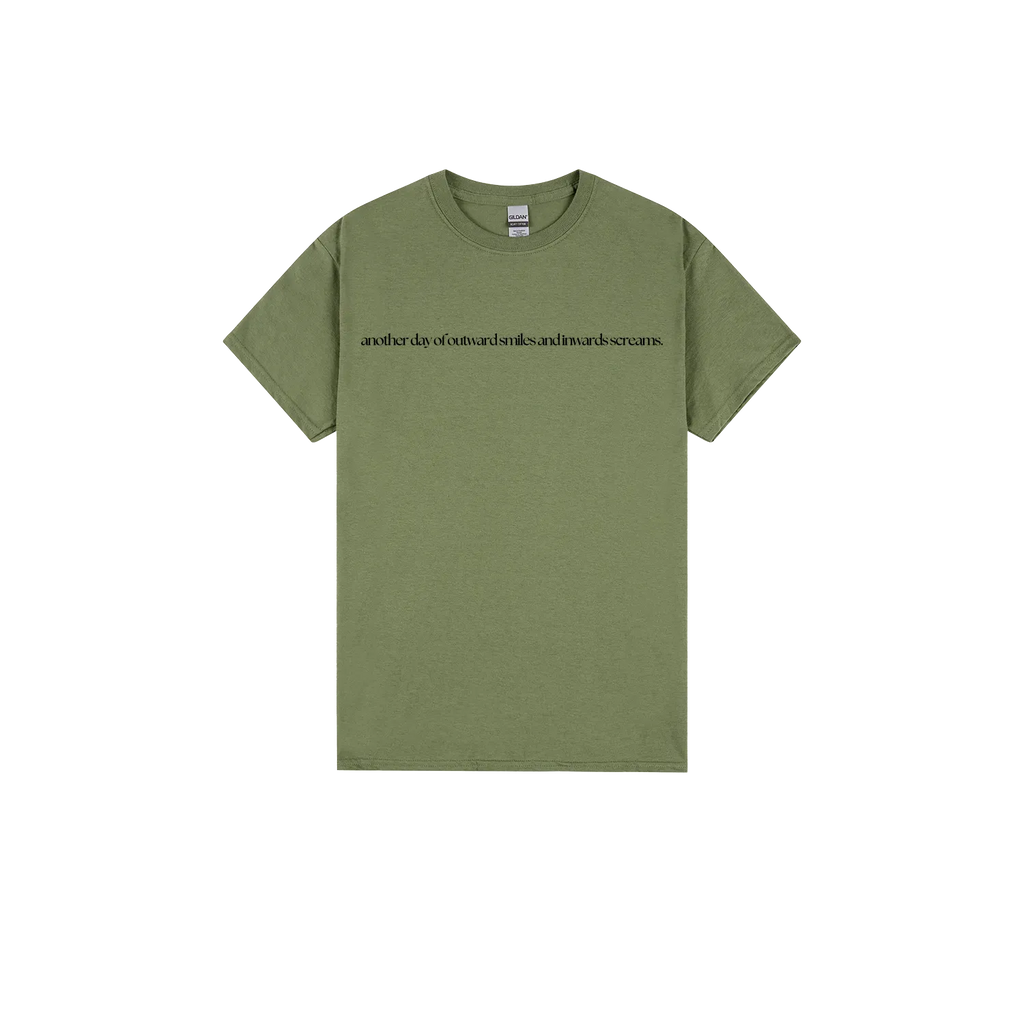 Military Green front flat lay