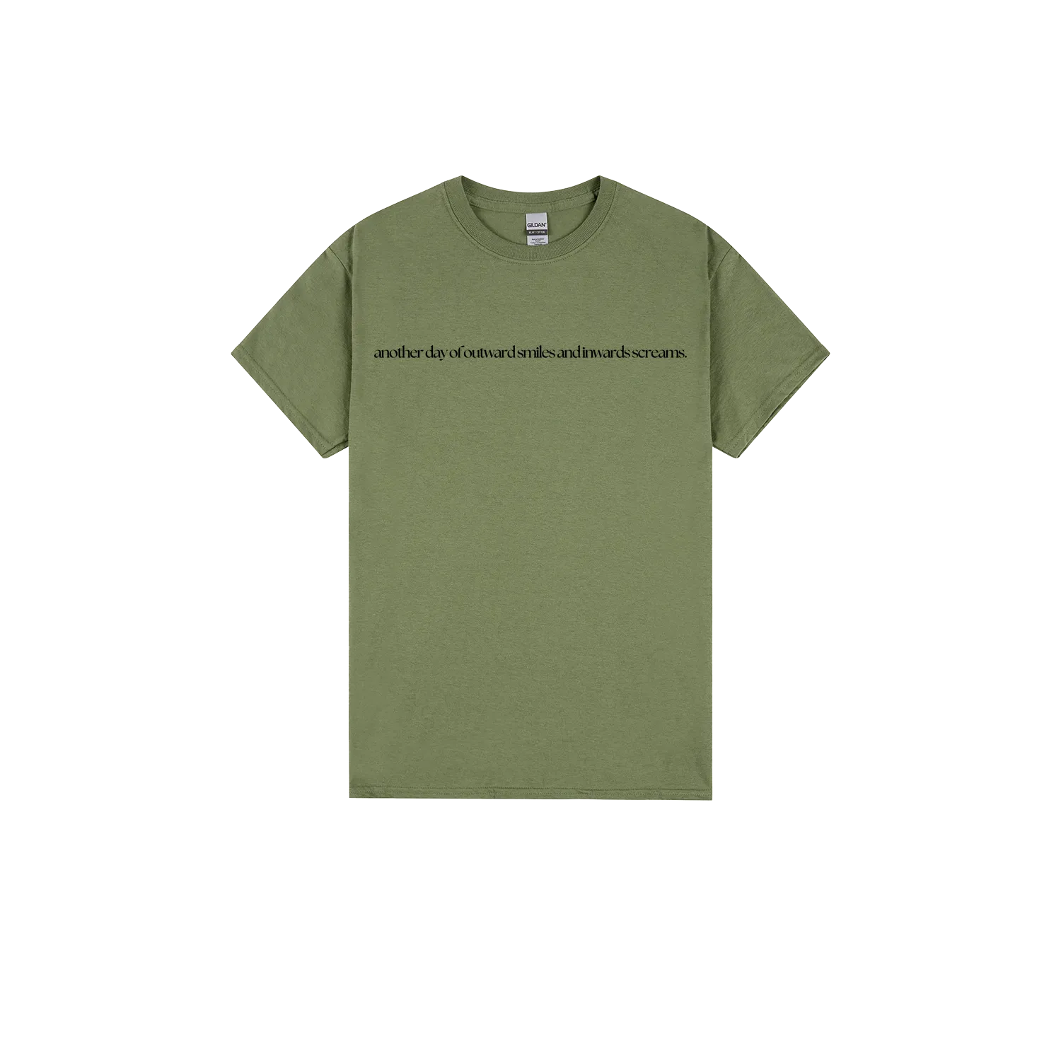 Military Green front flat lay