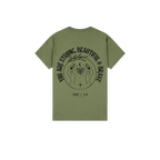 Military Green back flat lay