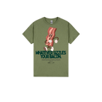 Military Green front flat lay