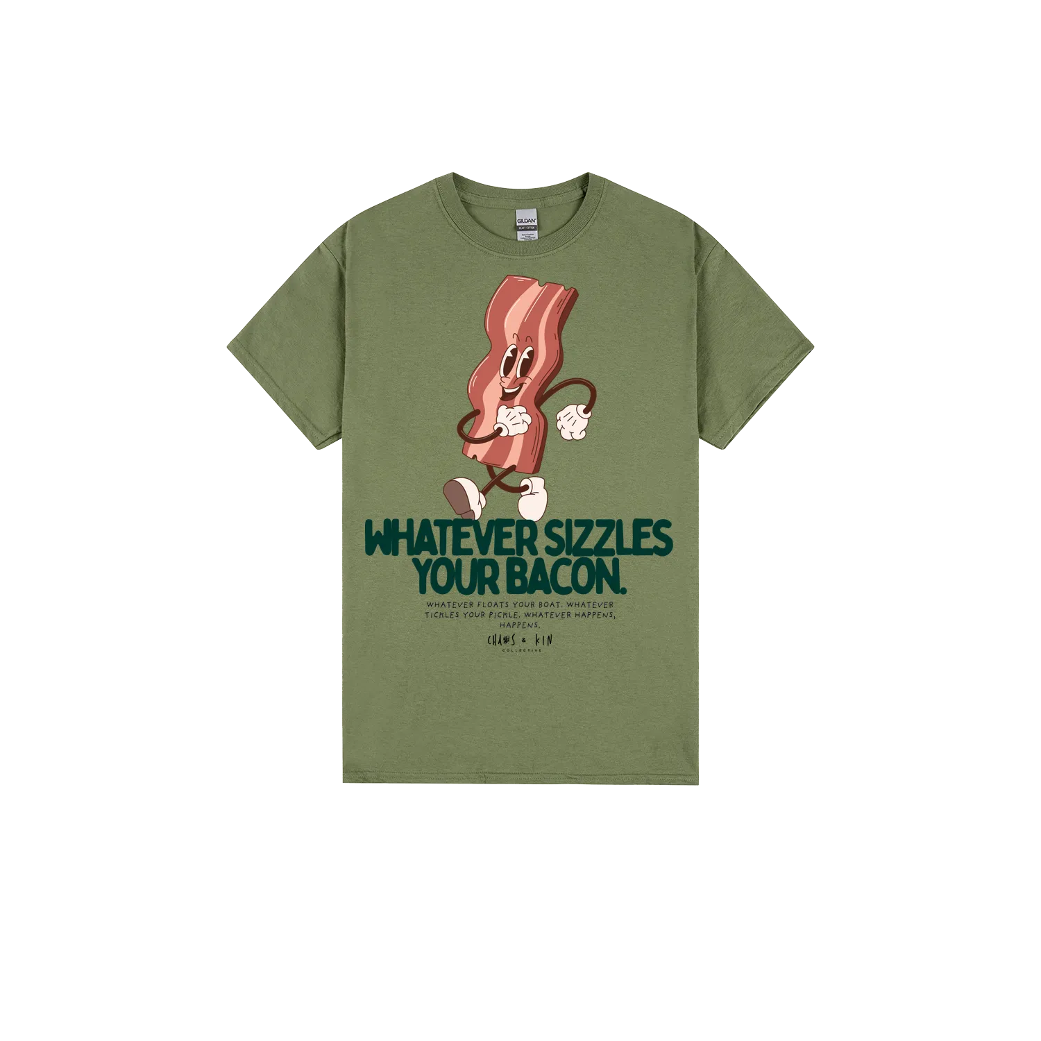 Military Green front flat lay