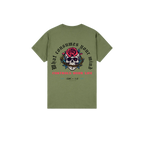 Military Green back flat lay