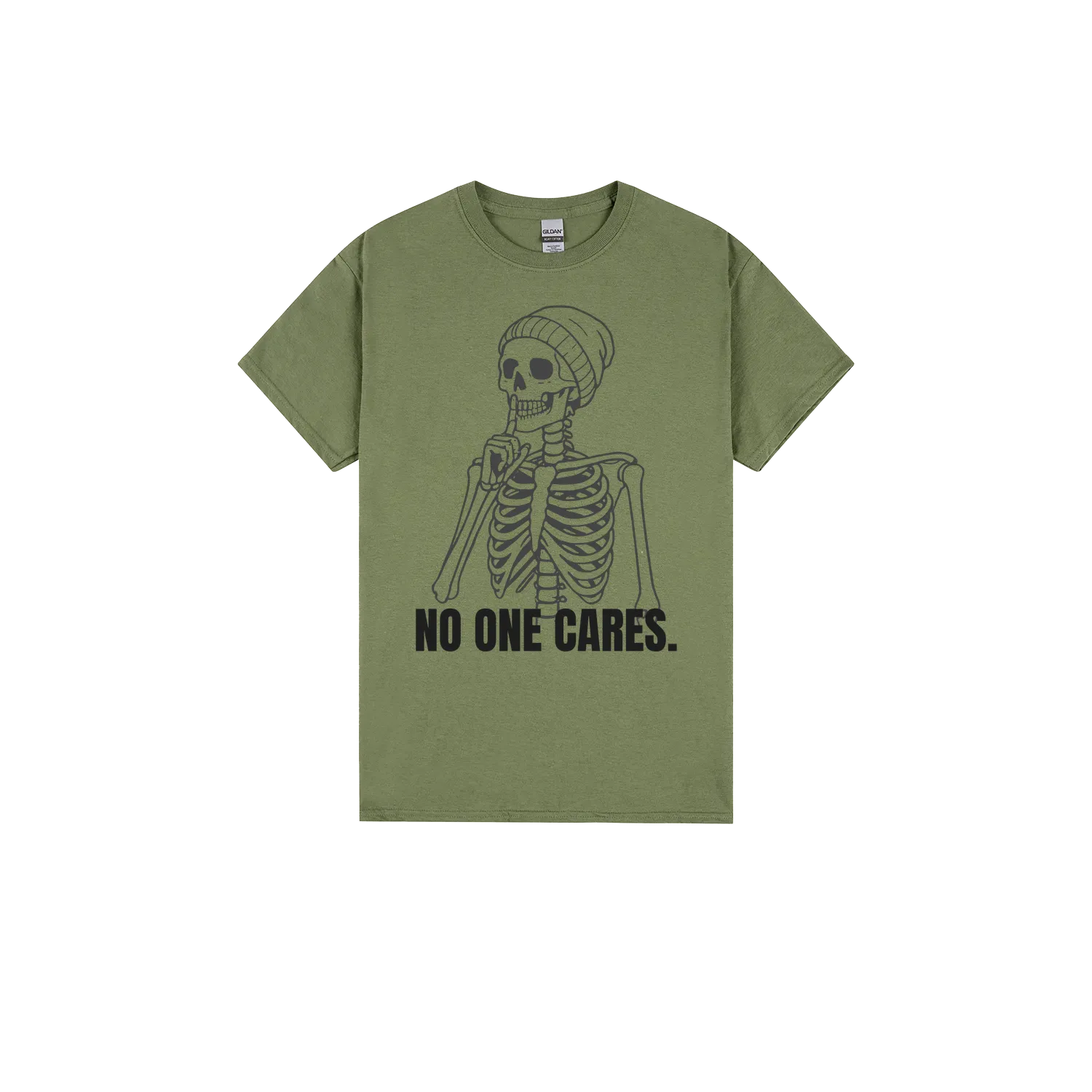 Military Green front flat lay