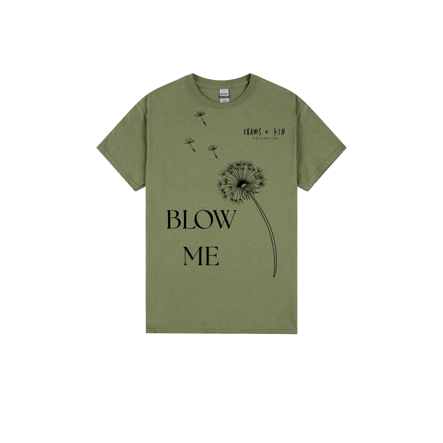 Military Green front flat lay
