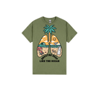 Military Green front flat lay