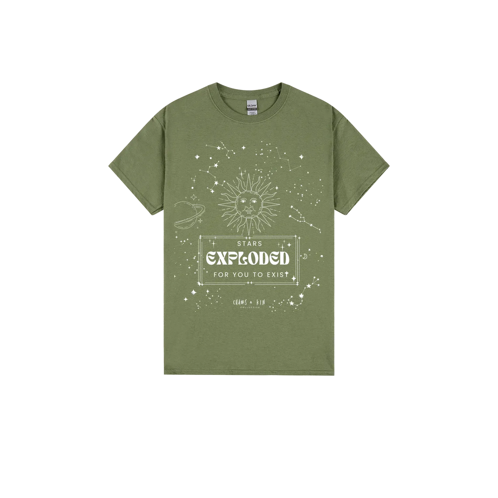 Military Green front flat lay