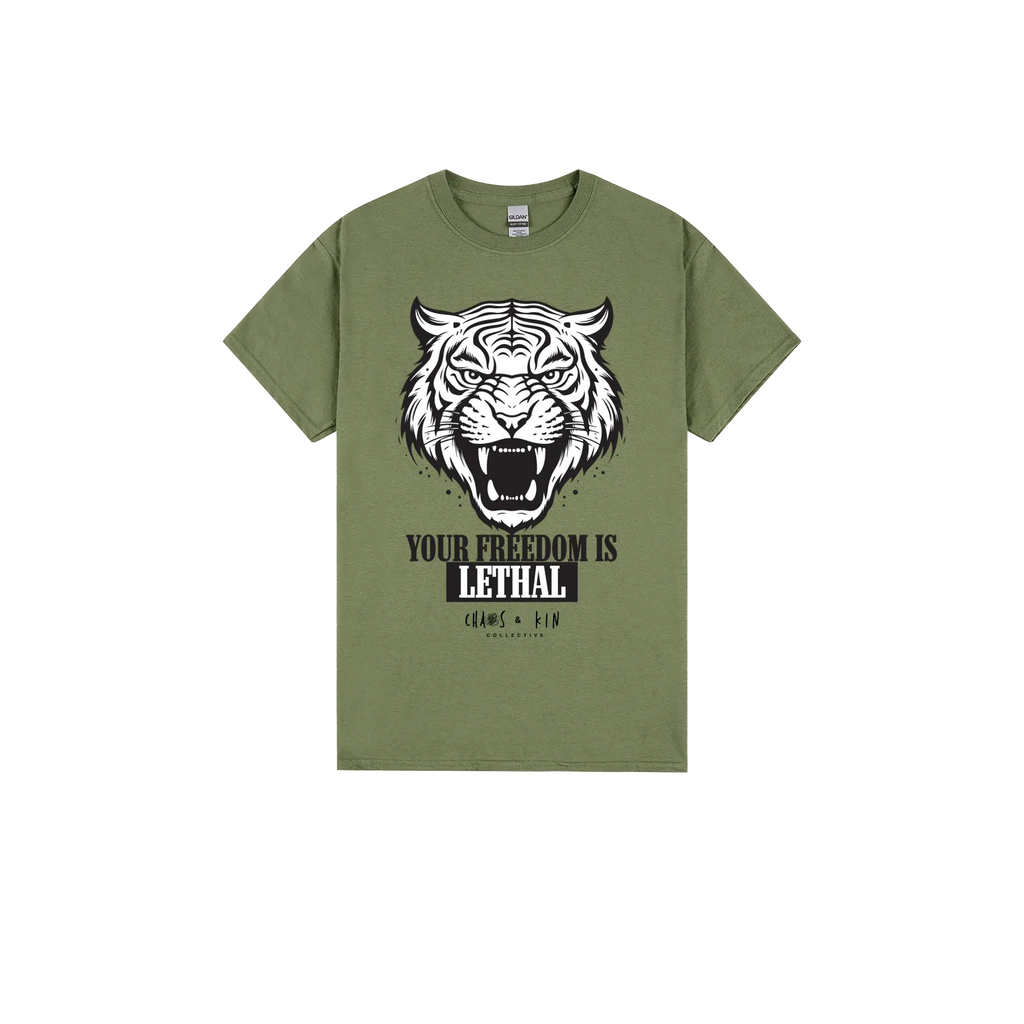 Military Green front flat lay