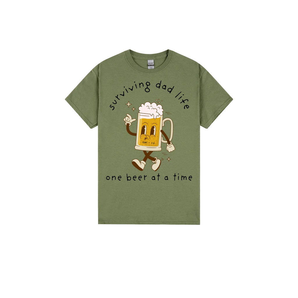 Military Green front flat lay