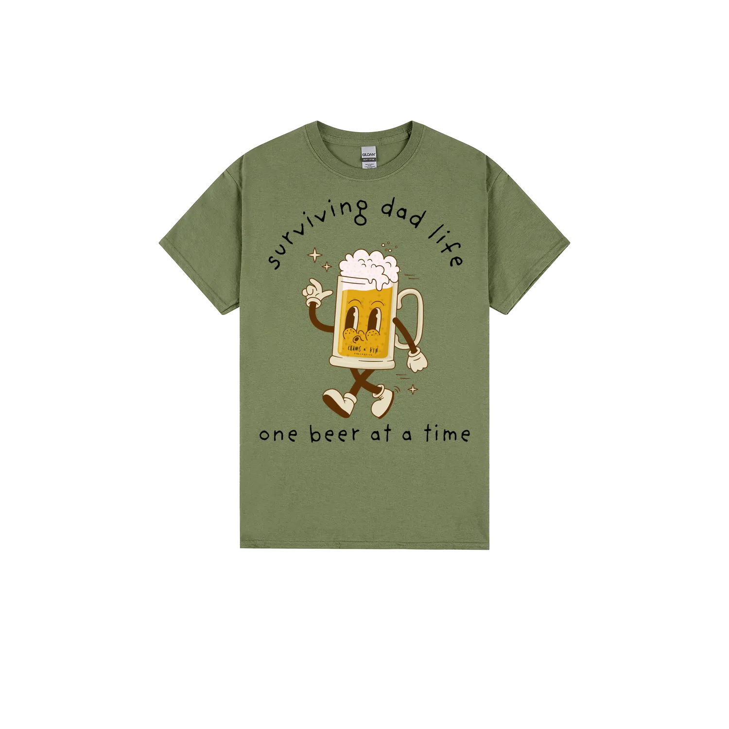 Military Green front flat lay